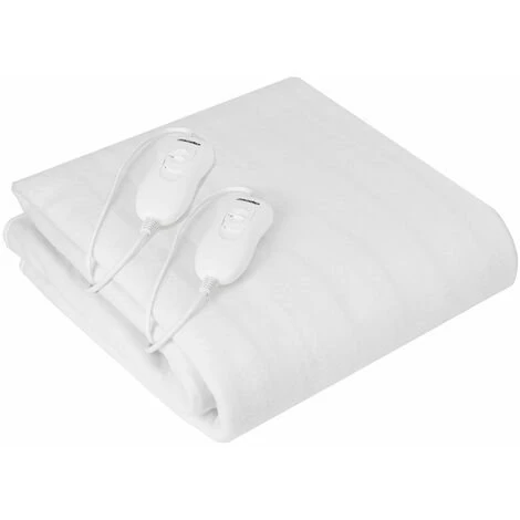Mesko MS 7420 Chauffe-lit électrique 150x160cm 8 Température Minuteur Lavable 120W Blanc - Blanc 3 Mesko MS 7420 Chauffe-lit électrique 150x160cm 8 Température Minuteur Lavable 120W Blanc - Blanc