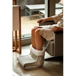 Adler AD7432 Chauffe-pieds Chauffage électrique Des Pieds 6 Niveaux Température 100W Gris - Gris -Plaid et couverture Soldes 58535310 3