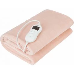 Camry CR 7423 Chauffe-lit Électrique 150 X 80cm 8 Niveaux De Température, Minuteur Lavable 60W 60W Crème - Crème