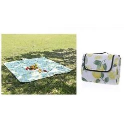 AOUGO Couverture De Pique-nique Imperméable 200 X 200 Cm Couverture De Camping Lavable En Plein Air Couverture De Plage Isolation Thermique Et Tapis De Pique-nique Anti-sable, Avec Poignée Couverture De Camping, Utilisée Pour Pique-nique, Randonnée, Camping, Vo -Plaid et couverture Soldes 58573982 4