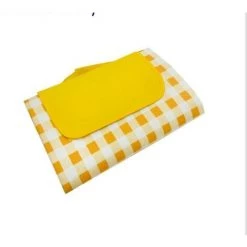 AOUGO Couverture De Pique-nique Imperméable 200 X 200 Cm Couverture De Camping Lavable En Plein Air Couverture De Plage Isolation Thermique Et Tapis De Pique-nique Anti-sable, Avec Poignée Couverture De Camping, Utilisée Pour Pique-nique, Randonnée, Camping, Vo