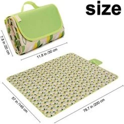 AIDUCHO Couverture De Pique-nique Extérieure Imperméable Extra Large Pouvant être Pliée, Couverture De Camping, Adaptée Au Camping En Plein Air Et Au Tapis De Plage De Randonnée (150 * 200 Cm) -Plaid et couverture Soldes 58662412 2