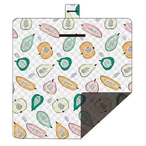 AIDUCHO Couverture De Pique-nique Imperméable Couverture Extérieure Pliable Pique-nique Pratique Tapis Fourre-tout Pour Plage Camping Randonnée (papaye 200*200CM) 3 AIDUCHO Couverture De Pique-nique Imperméable Couverture Extérieure Pliable Pique-nique Pratique Tapis Fourre-tout Pour Plage Camping Randonnée (papaye 200*200CM)