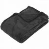 ATMOSPHERA Plaid Microfibre - 125 X 150 Cm - Gris Foncé -Plaid et couverture Soldes 58670198 1