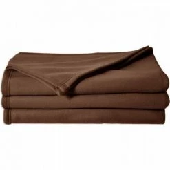 POYET MOTTE POLECO Couverture Polaire CHOCOLAT 220