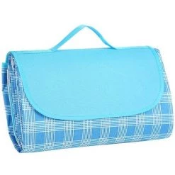 AOUGO Couverture De Pique-nique 200 X 190 Cm Tissu Imperméable De Haute Qualité Sans Sable Ni Poussière / Pique-nique à La Plage, Camping, Randonnée Et Voyages