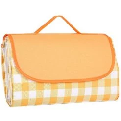 AOUGO Couverture De Pique-nique 49 X 49 Cm Tissu Imperméable De Haute Qualité Sans Sable Ni Poussière / Pique-nique à La Plage, Camping, Randonnée Et Voyages