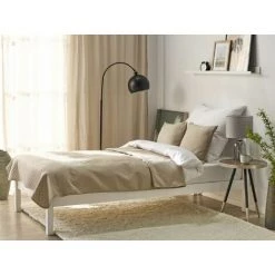 BELIANI Plaid En Polyester Gris 220x160cm - Gris -Plaid et couverture Soldes 58758140 2