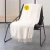 CDAFFAIRES Lot De 2 Jetés De Canapé A Franges 220 X 240 Cm Coton Tissé Lilia Crème - Creme -Plaid et couverture Soldes 58969715 1