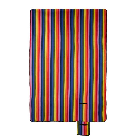 Relaxdays Couverture Pique-nique XXL, 200x300 Cm, Tapis De Plage Polaire, Isolation Thermique, Imperméable, Arc-en-ciel 4 Relaxdays Couverture Pique-nique XXL, 200x300 Cm, Tapis De Plage Polaire, Isolation Thermique, Imperméable, Arc-en-ciel – Image 2
