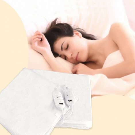 MEDIA WAVE STORE ® Couverture électrique Double Modèle Jordan à 2 Niveaux 160x140 Cm 4 MEDIA WAVE STORE ® Couverture électrique Double Modèle Jordan à 2 Niveaux 160x140 Cm – Image 2