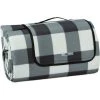 Relaxdays Couverture Pique-nique XXL, 200x300 Cm, Tapis De Plage, Isolation Thermique, Imperméable, Noir/gris/blanc -Plaid et couverture Soldes 59406241 1