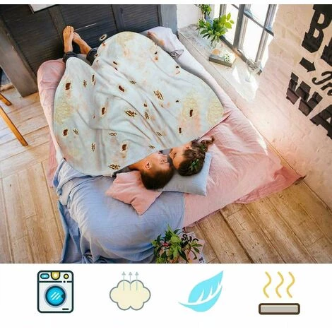 CATHERINE Couverture De Sieste Créative Ronde De 1,2 M Style 1 4 CATHERINE Couverture De Sieste Créative Ronde De 1,2 M Style 1 – Image 2