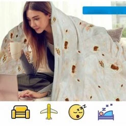 CATHERINE Couverture De Sieste Créative Ronde De 1,2 M Style 2 -Plaid et couverture Soldes 59485865 3