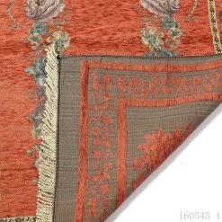 CATHERINE Couverture Qibla Islamique Musulmane Abricot Rouge -Plaid et couverture Soldes 59486357 2