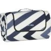 Relaxdays Couverture Pique-nique XXL, 200x300 Cm, Tapis De Plage Polaire, Isolation Thermique, Imperméable, Gris/blanc -Plaid et couverture Soldes 59672753 1