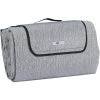 Relaxdays Couverture Pique-nique XXL, 200x300 Cm, Tapis De Plage Polaire, Isolation Thermique, Imperméable, Gris Uni -Plaid et couverture Soldes 59806879 1