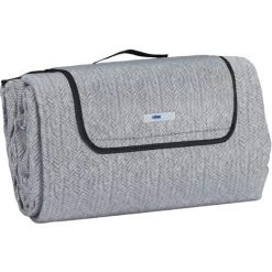 Relaxdays Couverture Pique-nique XXL, 200x300 Cm, Tapis De Plage Polaire, Isolation Thermique, Imperméable, Gris Uni 9 Relaxdays Couverture Pique-nique XXL, 200x300 Cm, Tapis De Plage Polaire, Isolation Thermique, Imperméable, Gris Uni -Plaid et couverture Soldes 59806879 3