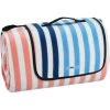Relaxdays Couverture Pique-nique XXL, 200x300 Cm, Tapis De Plage, Isolation Thermique, Imperméable, Rayure Bleu/saumon 1 Relaxdays Couverture Pique-nique XXL, 200x300 Cm, Tapis De Plage, Isolation Thermique, Imperméable, Rayure Bleu/saumon -Plaid et couverture Soldes 59806880 1