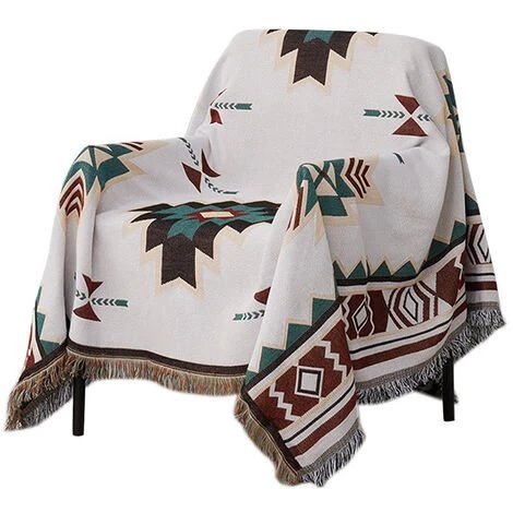 LYCXAMES Couverture Ethnique Tribale, Géométrique, Aztèque, Navajo, Couvre-lit, Canapé, Décoration Artistique, Bohème, 90 X 180 Cm 3 LYCXAMES Couverture Ethnique Tribale, Géométrique, Aztèque, Navajo, Couvre-lit, Canapé, Décoration Artistique, Bohème, 90 X 180 Cm