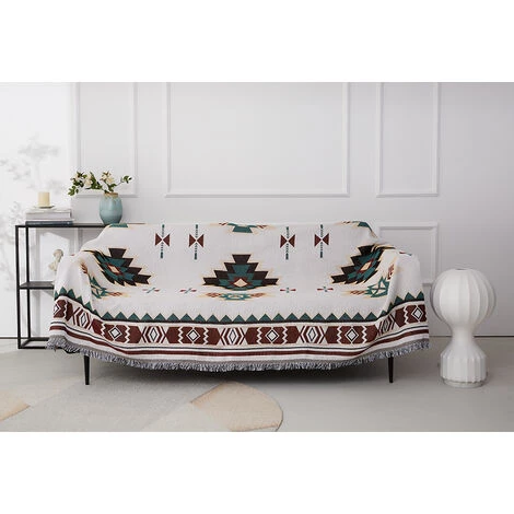 LYCXAMES Couverture Ethnique Tribale, Géométrique, Aztèque, Navajo, Couvre-lit, Canapé, Décoration Artistique, Bohème, 90 X 180 Cm 7 LYCXAMES Couverture Ethnique Tribale, Géométrique, Aztèque, Navajo, Couvre-lit, Canapé, Décoration Artistique, Bohème, 90 X 180 Cm – Image 5