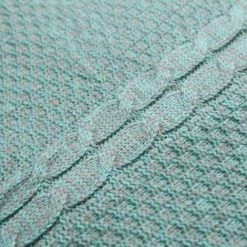 GALOZZOIT Tricot Queue De Sirène, Couverture, Doux Et Chaud. Sac De Couchage, Couverture Queues De Sirènes, Cadeau - Green -Plaid et couverture Soldes 60000112 5