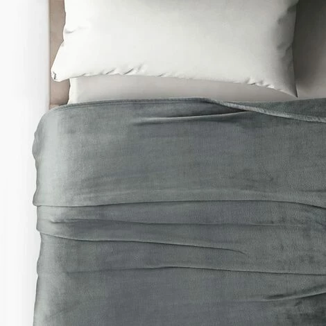 GALOZZOIT Couverture Confortable Couverture Moelleuse, Couverture Extra Douce Et Chaude Dans Le Salon, Couverture En Molleton De Flanelle 150x200 Cm, Infroissable / Anti-décoloration Comme Couverture De Canapé Ou Couvre-lit - Gris 6 GALOZZOIT Couverture Confortable Couverture Moelleuse, Couverture Extra Douce Et Chaude Dans Le Salon, Couverture En Molleton De Flanelle 150x200 Cm, Infroissable / Anti-décoloration Comme Couverture De Canapé Ou Couvre-lit - Gris – Image 4