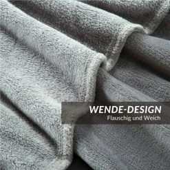 GALOZZOIT Couverture Confortable Couverture Moelleuse, Couverture Extra Douce Et Chaude Dans Le Salon, Couverture En Molleton De Flanelle 150x200 Cm, Infroissable / Anti-décoloration Comme Couverture De Canapé Ou Couvre-lit - Gris 11 GALOZZOIT Couverture Confortable Couverture Moelleuse, Couverture Extra Douce Et Chaude Dans Le Salon, Couverture En Molleton De Flanelle 150x200 Cm, Infroissable / Anti-décoloration Comme Couverture De Canapé Ou Couvre-lit - Gris -Plaid et couverture Soldes 60000133 5