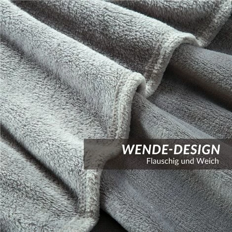 GALOZZOIT Couverture Confortable Couverture Moelleuse, Couverture Extra Douce Et Chaude Dans Le Salon, Couverture En Molleton De Flanelle 150x200 Cm, Infroissable / Anti-décoloration Comme Couverture De Canapé Ou Couvre-lit - Gris 7 GALOZZOIT Couverture Confortable Couverture Moelleuse, Couverture Extra Douce Et Chaude Dans Le Salon, Couverture En Molleton De Flanelle 150x200 Cm, Infroissable / Anti-décoloration Comme Couverture De Canapé Ou Couvre-lit - Gris – Image 5