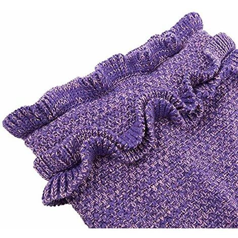 DENUOTOP Couvertures Et Plaids Couverture De Sirène Personnalisée Tricotée à La Main Chaud Salon Canapé Couverture Enfants Cadeau D'anniversaire De Noël Sirène Tricoté Motif Sac De Couchage (violet) 4 DENUOTOP Couvertures Et Plaids Couverture De Sirène Personnalisée Tricotée à La Main Chaud Salon Canapé Couverture Enfants Cadeau D'anniversaire De Noël Sirène Tricoté Motif Sac De Couchage (violet) – Image 2