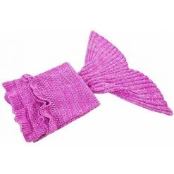 DENUOTOP Couvertures Et Plaids Couverture De Sirène Personnalisée Tricotée à La Main Chaud Salon Canapé Couverture Enfants Cadeau D'anniversaire De Noël Sirène Tricoté Motif Sac De Couchage (rose) 10 DENUOTOP Couvertures Et Plaids Couverture De Sirène Personnalisée Tricotée à La Main Chaud Salon Canapé Couverture Enfants Cadeau D'anniversaire De Noël Sirène Tricoté Motif Sac De Couchage (rose) -Plaid et couverture Soldes 60005748 4