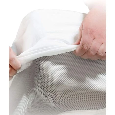 DENUOTOP Couvre-lit Protège-matelas - Dimensions 140x200cm - Surmatelas Imperméable - Protège-matelas - Anti-allergique Aux Acariens Et Aux Moisissures - Respirant En Différents 4 DENUOTOP Couvre-lit Protège-matelas - Dimensions 140x200cm - Surmatelas Imperméable - Protège-matelas - Anti-allergique Aux Acariens Et Aux Moisissures - Respirant En Différents – Image 2