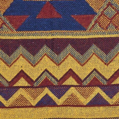 STARLIGHT Grande Plaid Couverture Coton Tricoté Jacquard Bohême Douce Lavable Pour Canapé Fauteuil Chambre (90*90CM, Géométrique),STAR.L 6 STARLIGHT Grande Plaid Couverture Coton Tricoté Jacquard Bohême Douce Lavable Pour Canapé Fauteuil Chambre (90*90CM, Géométrique),STAR.L – Image 4