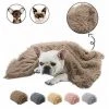 STARLIGHT Couverture En Molleton Pour Animaux De Compagnie De Qualité Supérieure, Jeté De Couverture Pour Chien Et Chat, Tapis De Sommeil Double Couche Lavable Pour Lit De Chien, Canapé, Canapé, Voiture S: 56*35cm Marron,STAR.L
