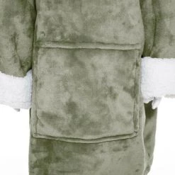 AUTRES Plaid Sweat A Capuche Dino - Vert 7 AUTRES Plaid Sweat A Capuche Dino - Vert -Plaid et couverture Soldes 60113093 3