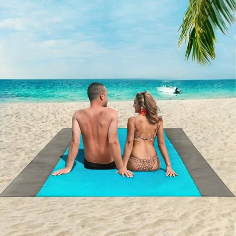JOORRT Couverture De Plage Anti-Sable,200*210 Cm Tapis Pique Niques Imperméable 3 JOORRT Couverture De Plage Anti-Sable,200*210 Cm Tapis Pique Niques Imperméable