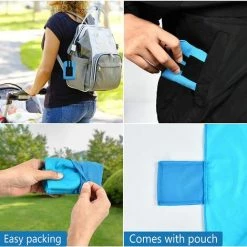 STARLIGHT Couverture De Pique-Nique, SL.GT Tapis De Plage Imperméable Mini Couverture De Plage Anti-Sable, Ultraléger Portable Tapis De Plage,70 X 110cm -Plaid et couverture Soldes 60247472 3