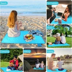 STARLIGHT Couverture De Pique-Nique, SL.GT Tapis De Plage Imperméable Mini Couverture De Plage Anti-Sable, Ultraléger Portable Tapis De Plage,70 X 110cm -Plaid et couverture Soldes 60247472 5