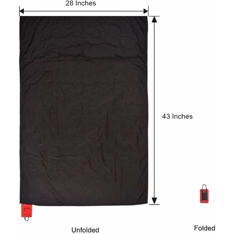 STARLIGHT Mini Couverture De Pique-nique Portable D'extérieur, SL.GT Tapis De Plage étanche à L'humidité, Couverture De Plage Ultra Légère Pour Tapis De Pique-nique De Poche(70 X 110 Cm) 6 STARLIGHT Mini Couverture De Pique-nique Portable D'extérieur, SL.GT Tapis De Plage étanche à L'humidité, Couverture De Plage Ultra Légère Pour Tapis De Pique-nique De Poche(70 X 110 Cm) – Image 4