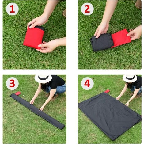 STARLIGHT Mini Couverture De Pique-nique Portable D'extérieur, SL.GT Tapis De Plage étanche à L'humidité, Couverture De Plage Ultra Légère Pour Tapis De Pique-nique De Poche(70 X 110 Cm) 7 STARLIGHT Mini Couverture De Pique-nique Portable D'extérieur, SL.GT Tapis De Plage étanche à L'humidité, Couverture De Plage Ultra Légère Pour Tapis De Pique-nique De Poche(70 X 110 Cm) – Image 5