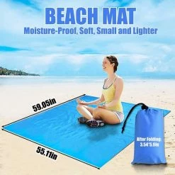 AOUGO Couverture Pique Niques,Tapis Picnic, Tapis De Plage Imperméable,Picnic Blanket Portable,1.4 X 1.5M Tapis Léger Pour Camping Outdoor Cadeau Randonneur 8 AOUGO Couverture Pique Niques,Tapis Picnic, Tapis De Plage Imperméable,Picnic Blanket Portable,1.4 X 1.5M Tapis Léger Pour Camping Outdoor Cadeau Randonneur -Plaid et couverture Soldes 60502825 2