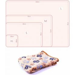 LIFCAUSAL Tapis De Lit De Chien Mignon Couverture Pied Doux Imprimer Chaud Chien Couchage Couvert De Couverture De Lit Serviettes De Chien -Plaid et couverture Soldes 60684116 3