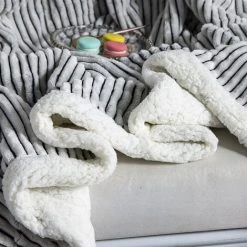 CSPARKV Plaid Et Couverture Couverture Polaire Double Face Avec Couverture Super Douce En Flanelle Pour Canapé-lit, Chaise （rose） -Plaid et couverture Soldes 60856681 5