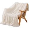 CSPARKV Plaid Et Couverture Couverture Super Douce En Fausse Peluche Pour Canapé Chambre à Coucher Blanc Crème 160*200cm 2 CSPARKV Plaid Et Couverture Couverture Super Douce En Fausse Peluche Pour Canapé Chambre à Coucher Blanc Crème 160*200cm -Plaid et couverture Soldes 60856696 1