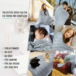 GALOZZOIT Couverture à Pompons En Polaire Douce à Franges Pour Canapé, Lit, Canapé | Décorative Confortable Et Chaude En Flanelle De Velours à Pompons (gris, 130 X 150 Cm) 10 GALOZZOIT Couverture à Pompons En Polaire Douce à Franges Pour Canapé, Lit, Canapé | Décorative Confortable Et Chaude En Flanelle De Velours à Pompons (gris, 130 X 150 Cm) -Plaid et couverture Soldes 60858323 4