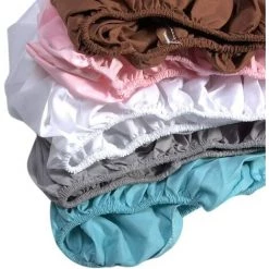 HEGUYEY Lot De 2 Draps-housses De Table De Massage Avec Trou, En Polyester Doux, Réutilisables-Convient Aux Lits De Massage De Moins De 80 Cm -Plaid et couverture Soldes 60893417 5