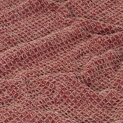 FIMEI Couverture En Coton 220 X 250 Cm Bordeaux 6 FIMEI Couverture En Coton 220 X 250 Cm Bordeaux – Image 4