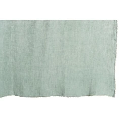 LANADECO Plaid Délavé En Lin Menthe - Vert 4 LANADECO Plaid Délavé En Lin Menthe - Vert – Image 2