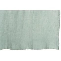 LANADECO Plaid Délavé En Lin Menthe - Vert 10 LANADECO Plaid Délavé En Lin Menthe - Vert -Plaid et couverture Soldes 61230771 4
