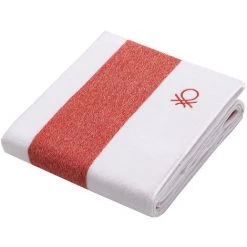 BENETTON Housse De Chaise De Plage Avec Rangement 70 X 200 + 25 Cm Rouge Pique-Nique -Plaid et couverture Soldes 61258870 4